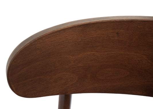 Cosmo Casa - Set van 6 Eetkamerstoelen - Keukenstoel - Gestoffeerd - Massief Hout - Donker Frame - Taupe