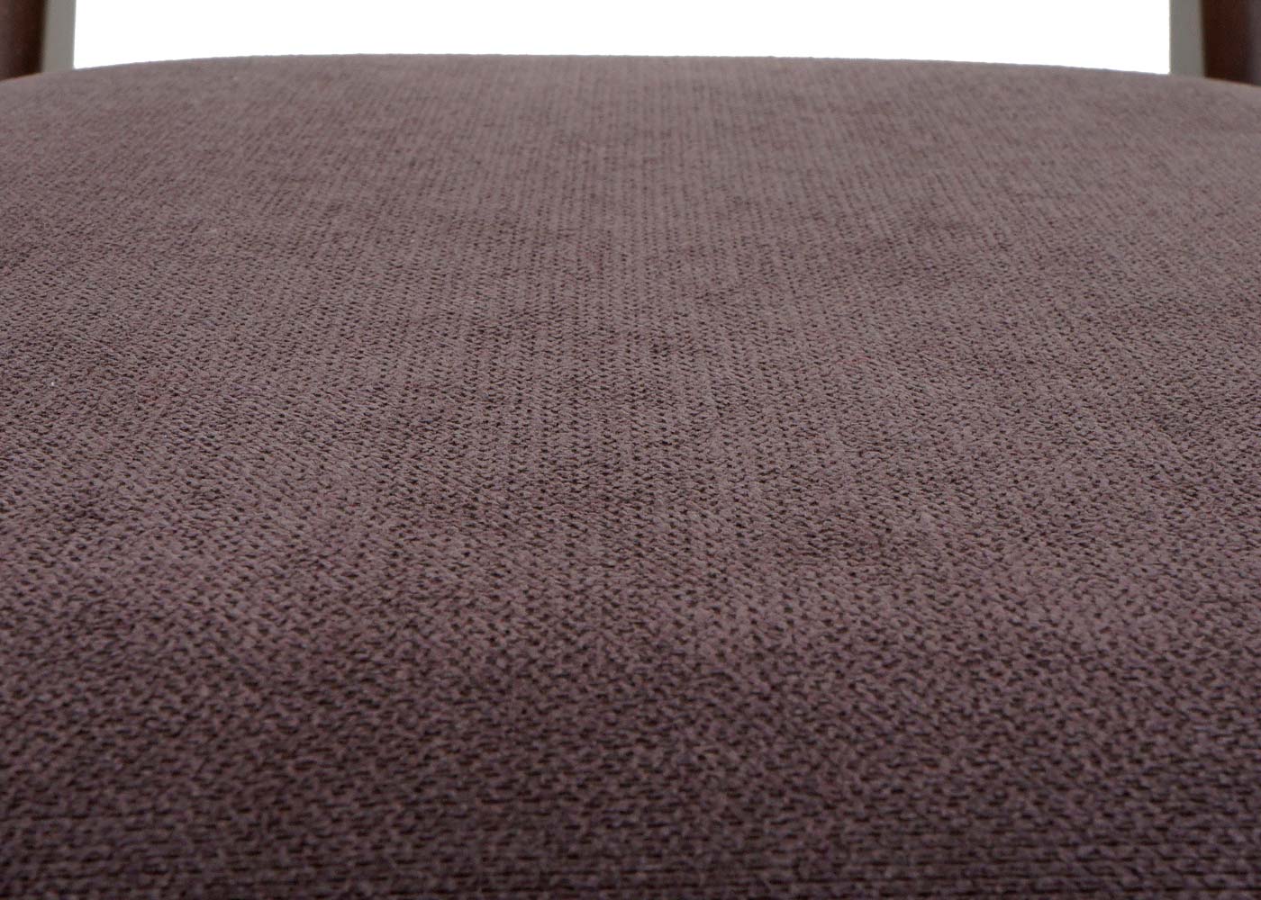 Cosmo Casa - Set van 6 Eetkamerstoelen - Keukenstoel - Gestoffeerd - Massief Hout - Donker Frame - Taupe