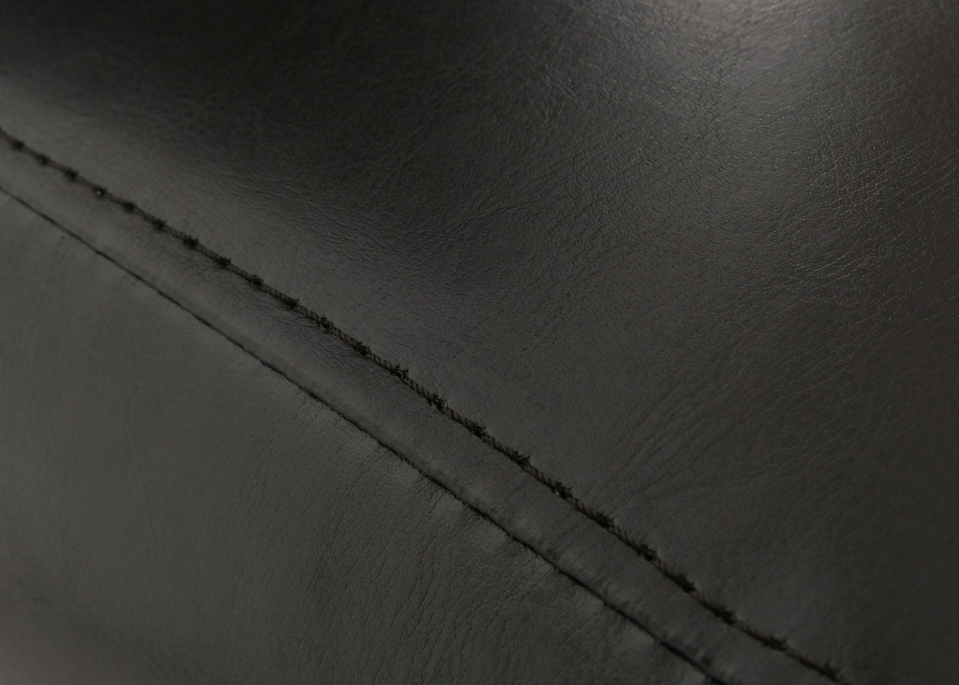 Cosmo Casa - Set van 6 Eetkamerstoelen - Massief Hout - Kunstleer - Zwartbruin - Zwarte Poten