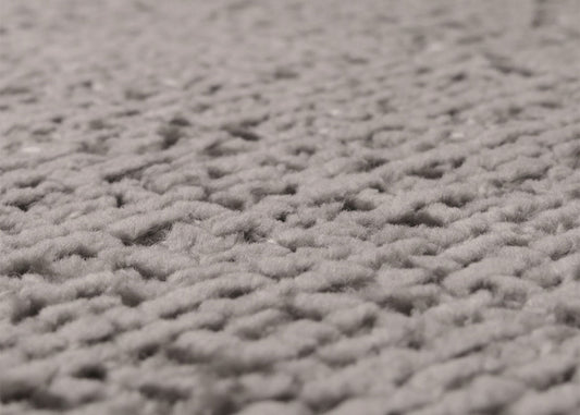 Cosmo Casa - Set van 6 Eetkamerstoelen met Armleuningen - Geborsteld Roestvrij Staal - Textiel Chenille - Donkergrijs