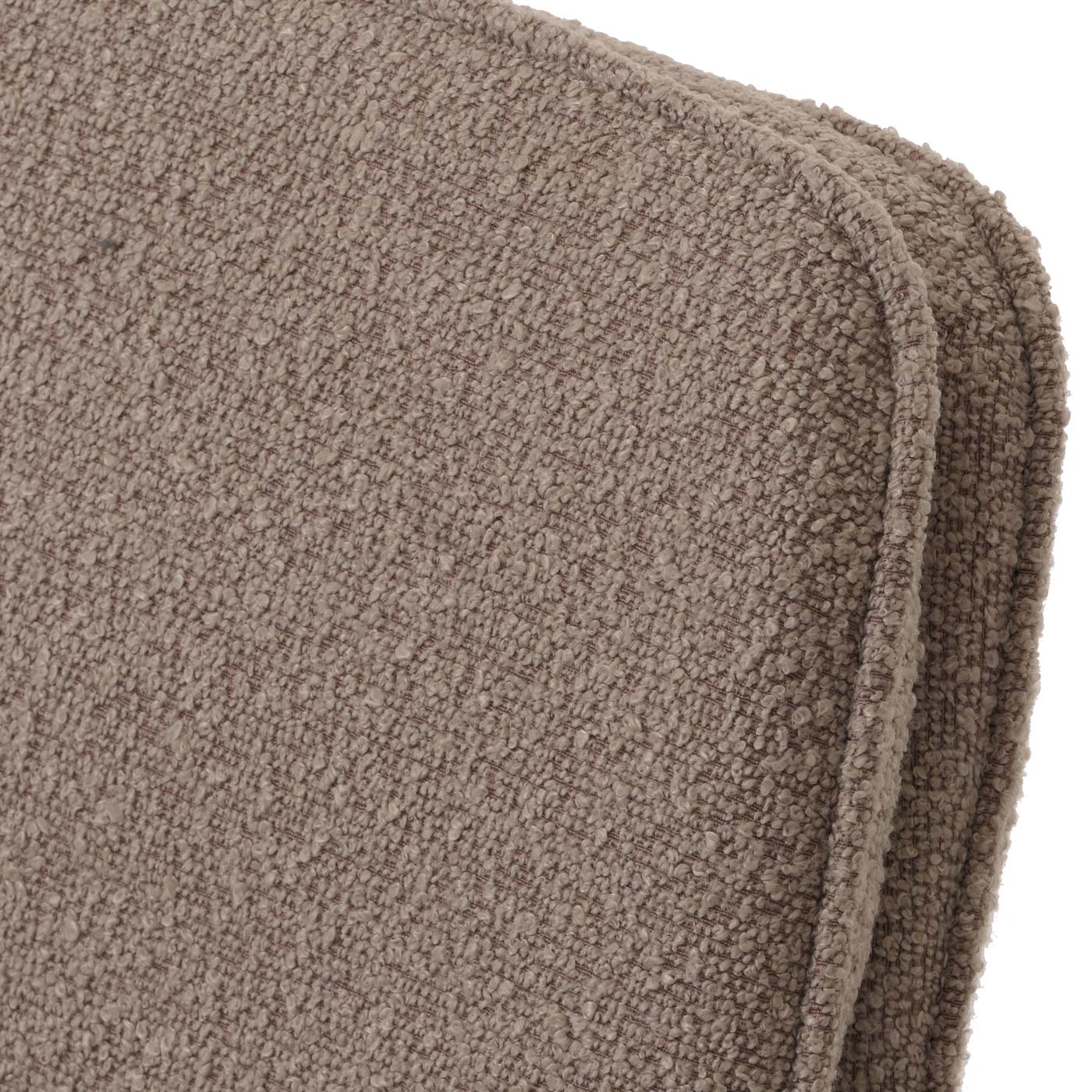 Cosmo Casa - Set van 6 Eetkamerstoelen - Keukenstoel - Draaibaar Auto-Return - Boucle Stof - Beige