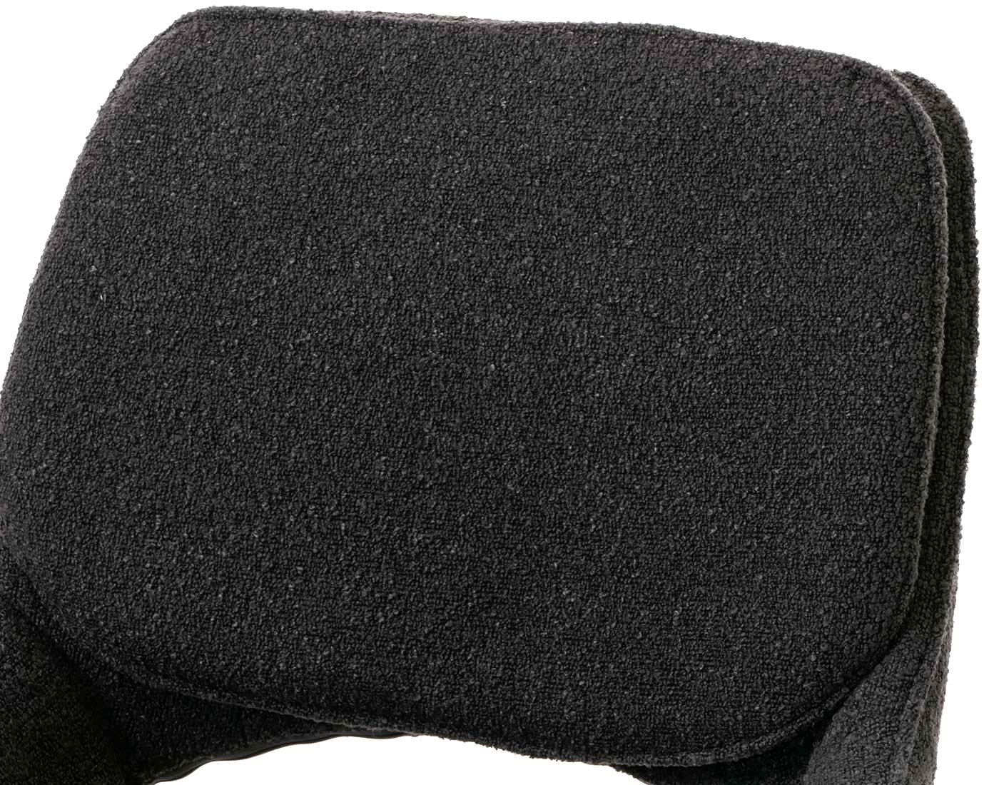 Cosmo Casa - Set van 6 Eetkamerstoelen - Keukenstoel - Draaibaar Auto-Return - Boucle Stof - Donkergrijs