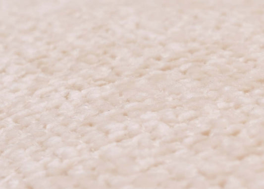 Cosmo Casa - Set van 6 Eetkamerstoelen - Keukenstoel - Draaibaar Auto-Return - Chenille Stof - Crème-Beige