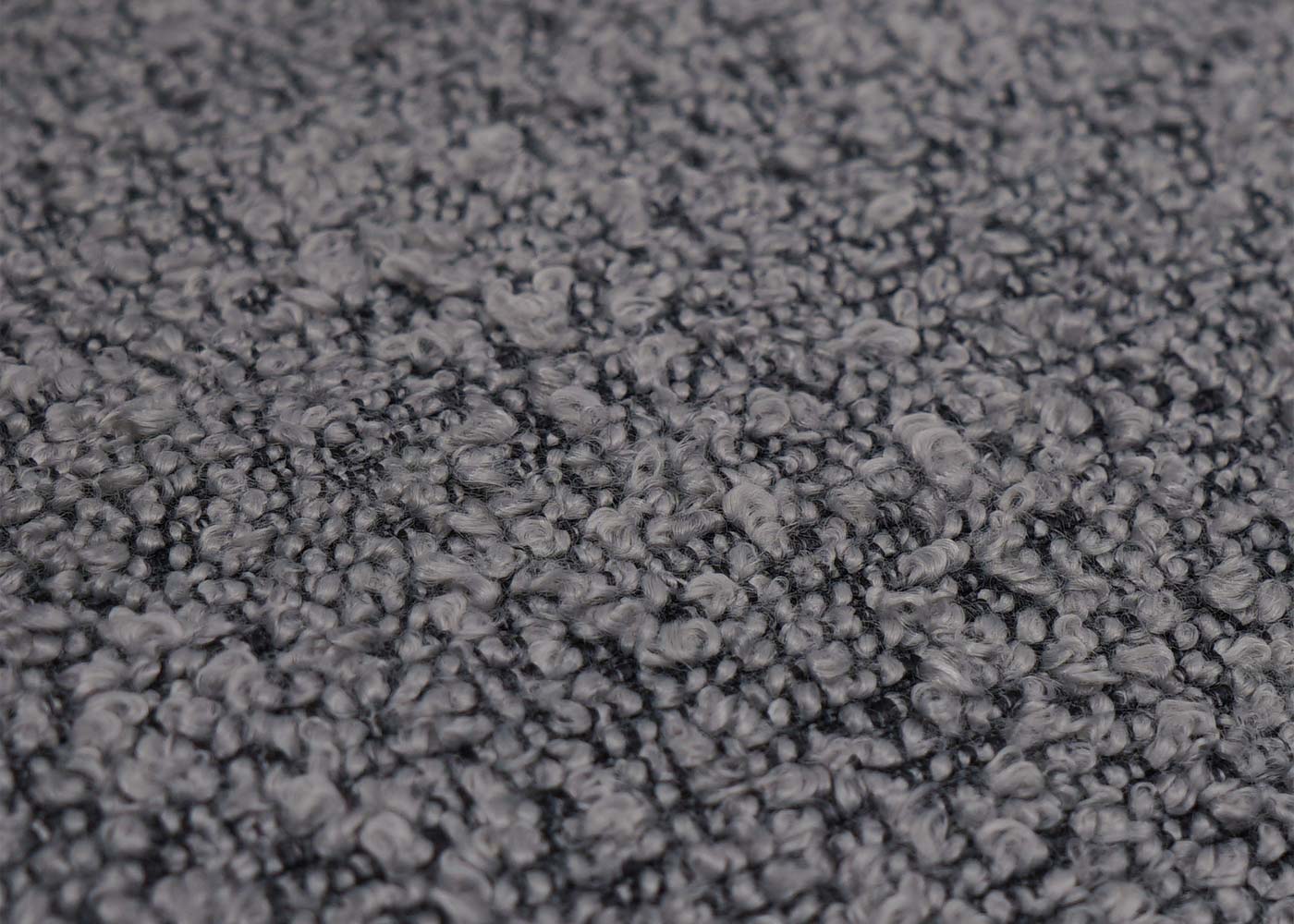 Cosmo Casa - Set van 6 Eetkamerstoelen - Keukenstoel - Draaibaar met Auto-Return - Boucle Stof - Grijs