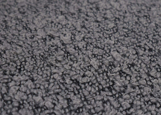 Cosmo Casa - Set van 6 Eetkamerstoelen - Keukenstoel - Draaibaar met Auto-Return - Boucle Stof - Grijs