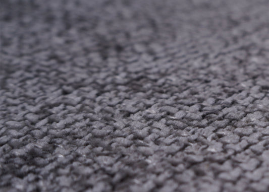 Cosmo Casa - Set van 6 Eetkamerstoelen - Keukenstoel - Draaibaar met Auto-Return - Chenille Stof - Donkergrijs