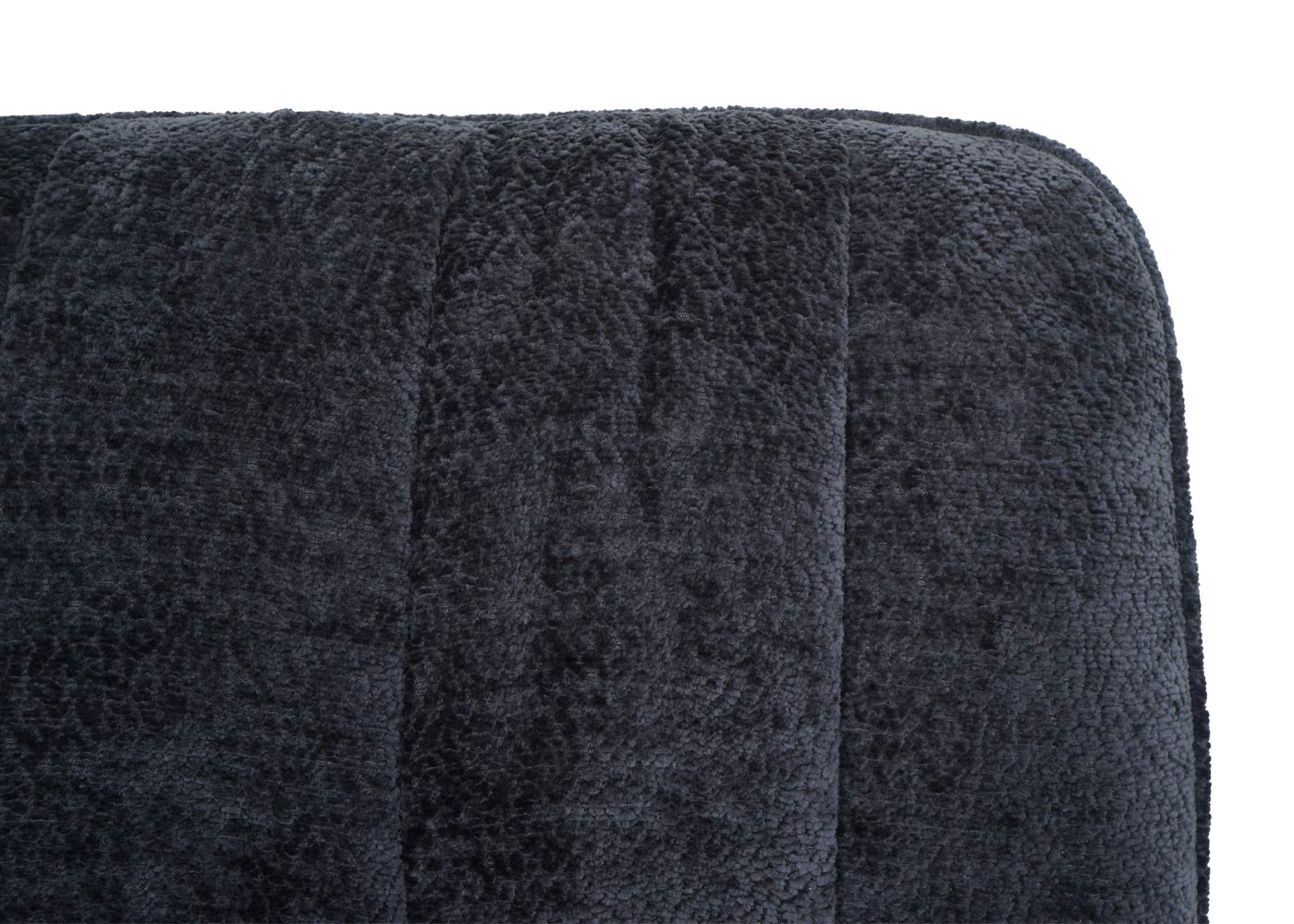 Cosmo Casa - Set van 6 Eetkamerstoelen - Roterende Armleuning met Auto-Return - Chenille Textiel - Donkergrijs