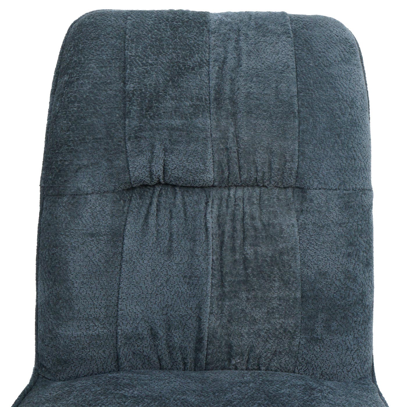 Cosmo Casa - Set van 6 Eetkamerstoelen - Draaibare Keukenstoel met Auto-Return - Chenille Textiel - Blauwgroen