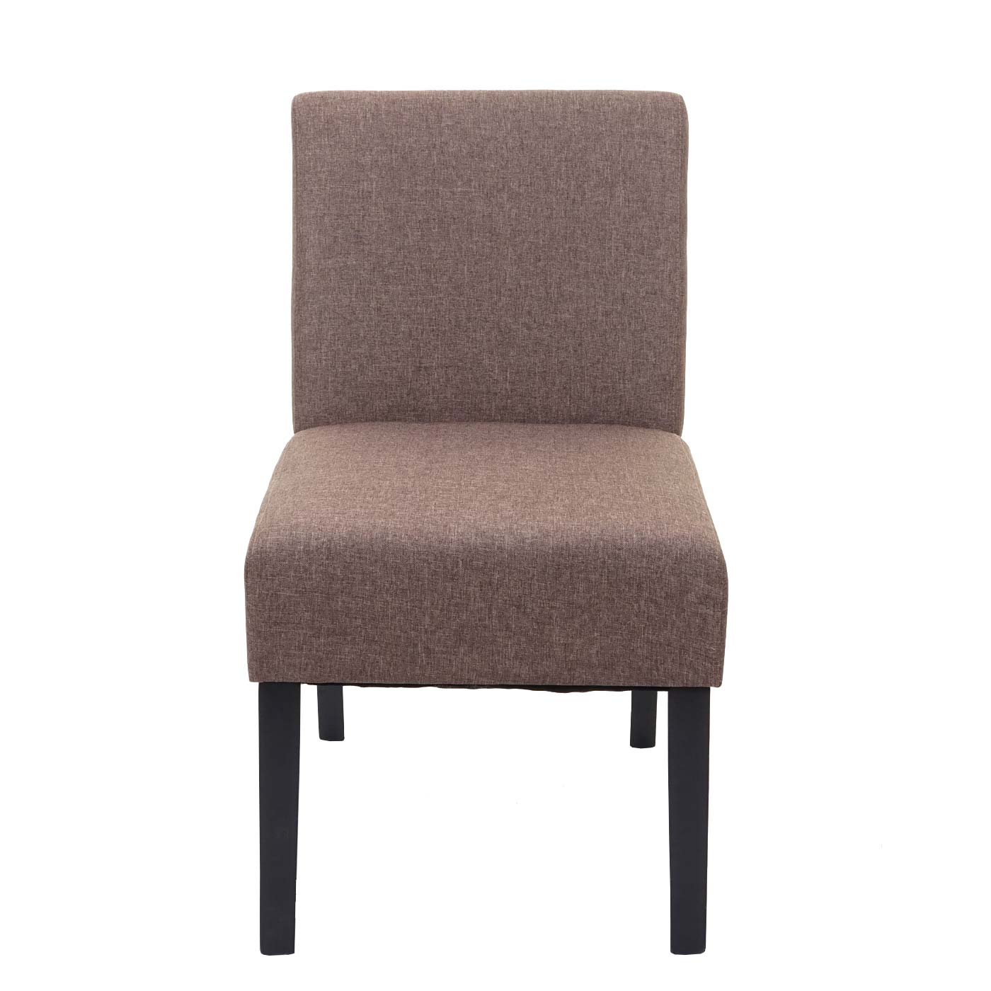 Cosmo Casa - Set van 6 Eetkamerstoelen - Lounge - Textiel - Bruin