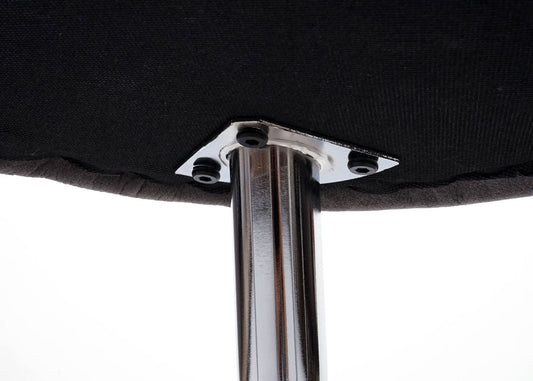 Cosmo Casa - Set van 2 Eetkamerstoelen - Gestoffeerd - Kunstleer - Grijs