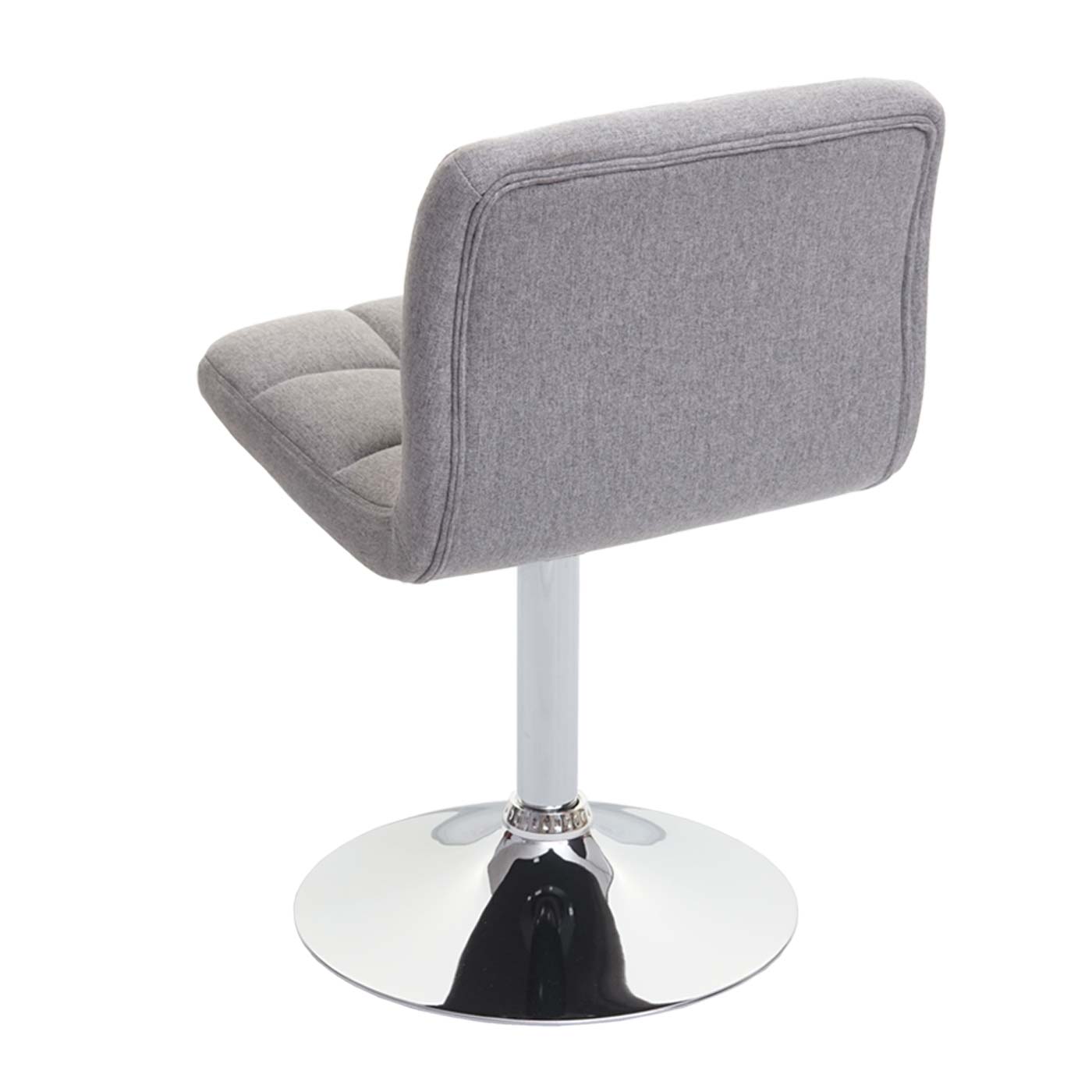 Cosmo Casa - Set van 6 Eetkamerstoelen Kavala - Draaibaar - Stof textiel - Lichtgrijs