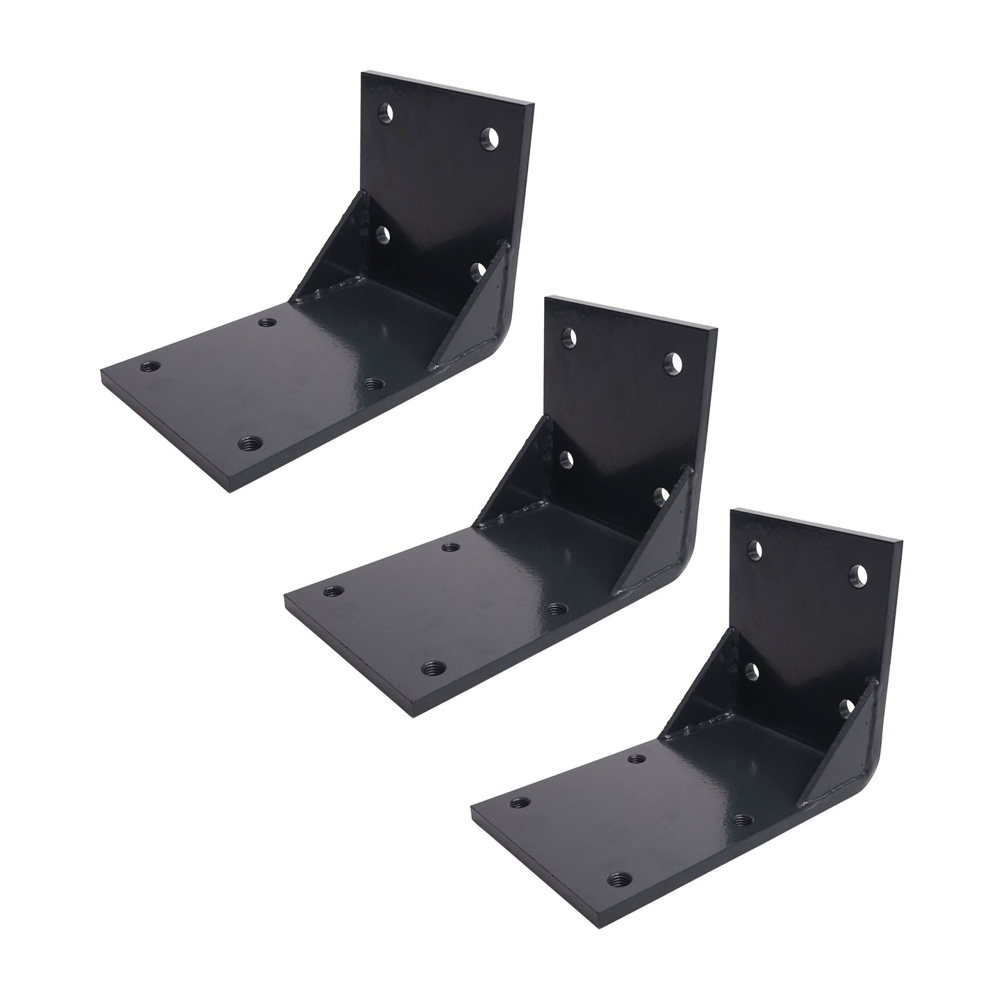 Cosmo Casa - Set van 3 Plafondadapters - Cassettescherm - Plafondmontagebeugeladapter - Antraciet