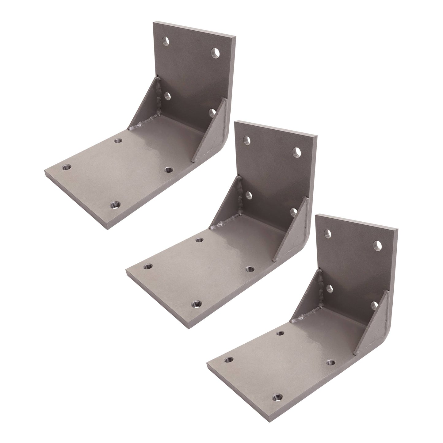 Cosmo Casa - Set van 3 Plafondadapters - Cassettescherm - Plafondmontagebeugeladapter - Grijs