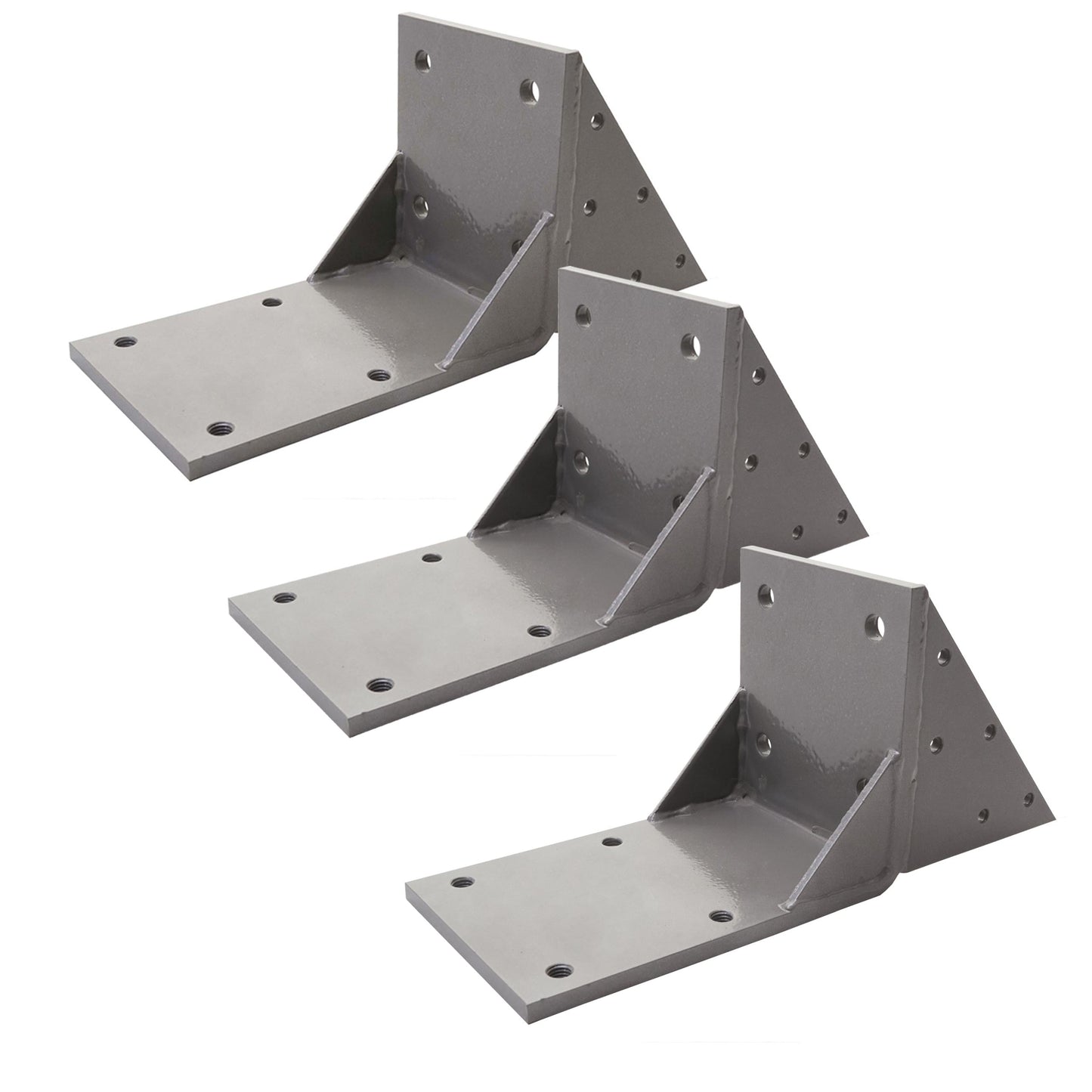 Cosmo Casa - Set van 3 Spantadapters - Cassettescherm - Spantbeugeladapter - Grijs