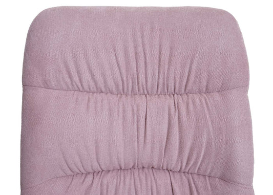 Cosmo Casa - Set van 6 Eetkamerstoelen - Draaibaar - Fluweel - Roze