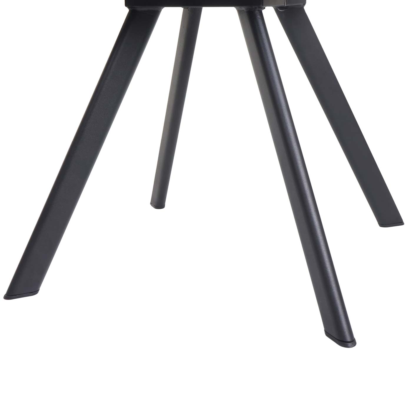 Cosmo Casa - Set van 6 Eetkamerstoelen - Gestoffeerd - Fluweel & Metaal - Blauw