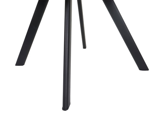 Cosmo Casa - Set van 6 Eetkamerstoelen - Gestoffeerd - Fluweel - Blauw