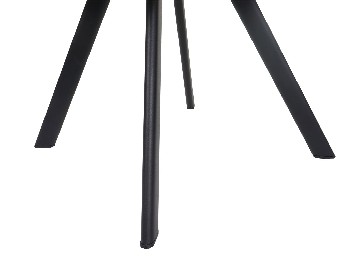 Cosmo Casa - Set van 6 Eetkamerstoelen - Gestoffeerd - Fluweel & Metaal - Donkerbruin