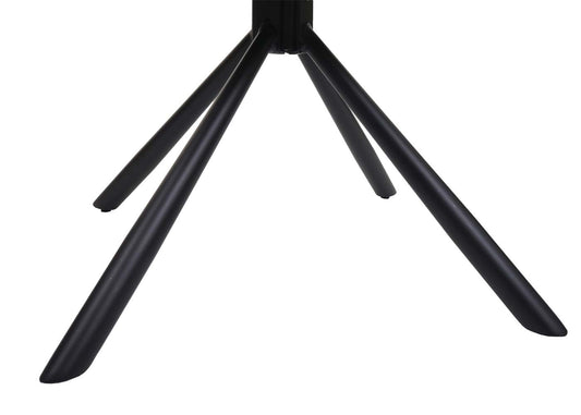 Cosmo Casa - Set van 6 Eetkamerstoelen - Swivel - Suède Bruin