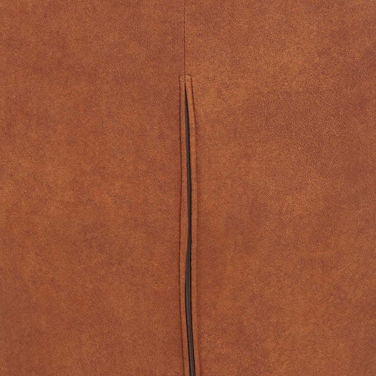 Cosmo Casa - Set van 6 Eetkamerstoelen - Swivel - Suède Bruin