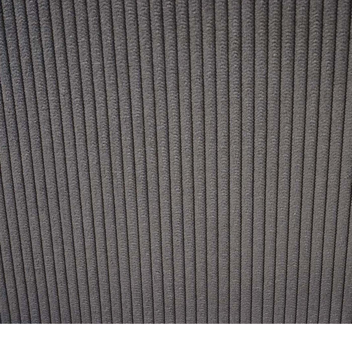 Cosmo Casa - Set van 6 Eetkamerstoelen - Verstelbaar - Corduroy - Grijs