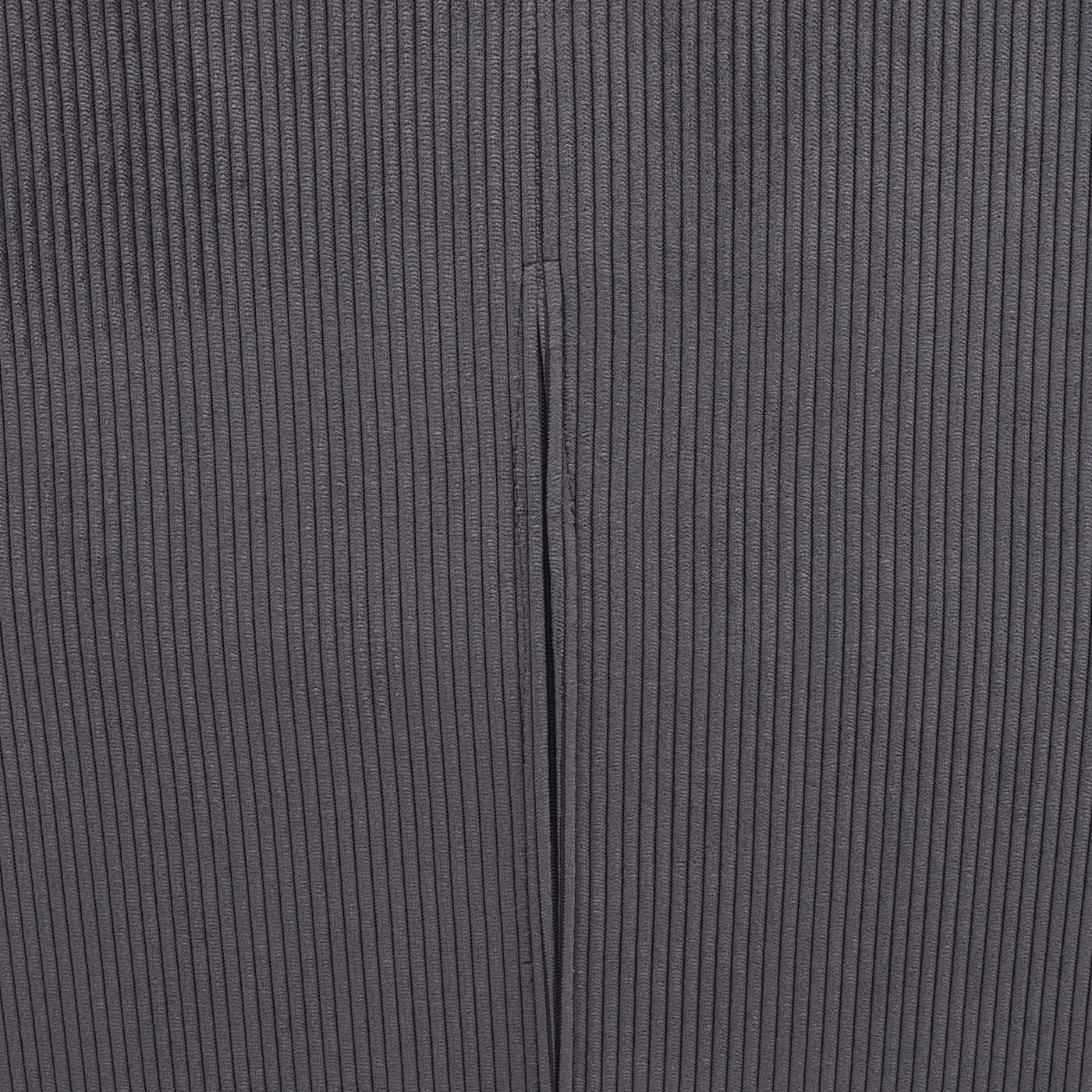 Cosmo Casa - Set van 6 Eetkamerstoelen - Verstelbaar - Corduroy - Grijs