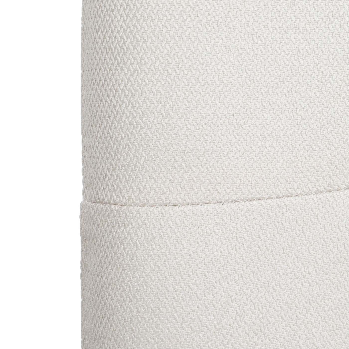 Cosmo Casa - Set van 6 Eetkamerstoelen - Geborsteld - Roestvrij staal - Crème-Beige