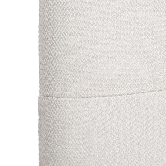 Cosmo Casa - Set van 6 Eetkamerstoelen - Geborsteld - Roestvrij staal - Crème-Beige