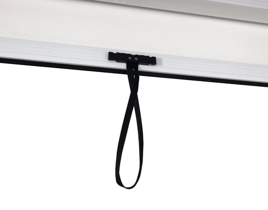 Cosmo Casa - Zijwand voor Pergola - Set van 4 Paviljoenrolgordijn Vervangende Zijwanden - Stoftextiel - Wit - 3×3 m