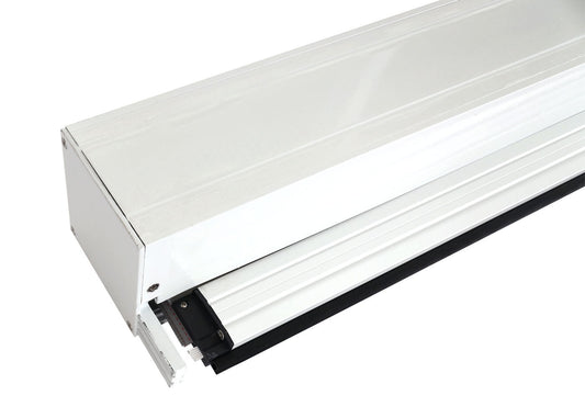 Cosmo Casa - Zijwand voor Pergola - Set van 4 Paviljoenrolgordijn Vervangende Zijwanden - Stoftextiel - Wit - 3×3 m