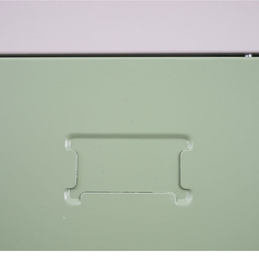 Cosmo Casa - Garderobekast - Conform ASR - Metaal - Mintgroen - 180×30×50 cm