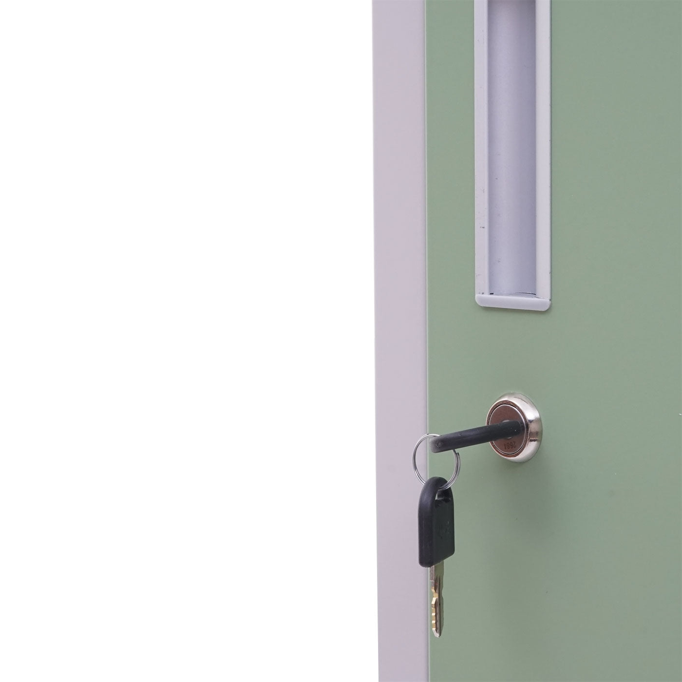 Cosmo Casa - Garderobekast - Conform ASR - Metaal - Mintgroen - 180×30×50 cm