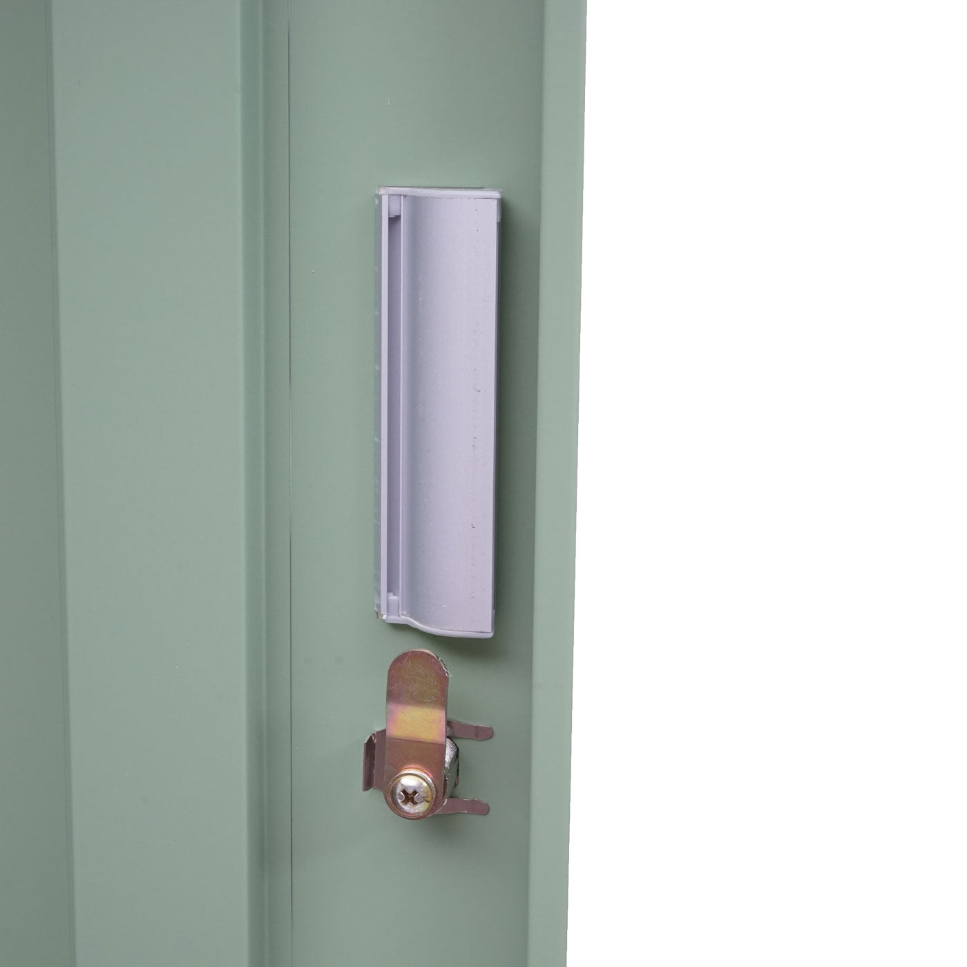 Cosmo Casa - Garderobekast - Conform ASR - Metaal - Mintgroen - 180×30×50 cm