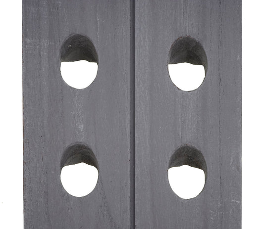 Cosmo Casa - Wijnrek - Flessenrek met Schudbord - Houtlook - Grijs