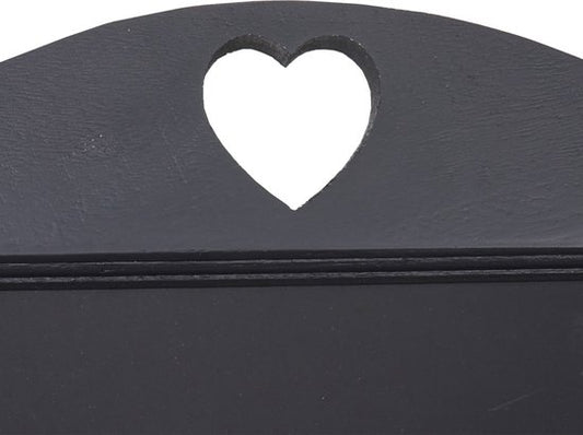 Cosmo Casa Reclamebord - Staand Krijtbord - Klantenstopper - Decoratief Bord - Geschilderd - 66X39X33cm - Zwart