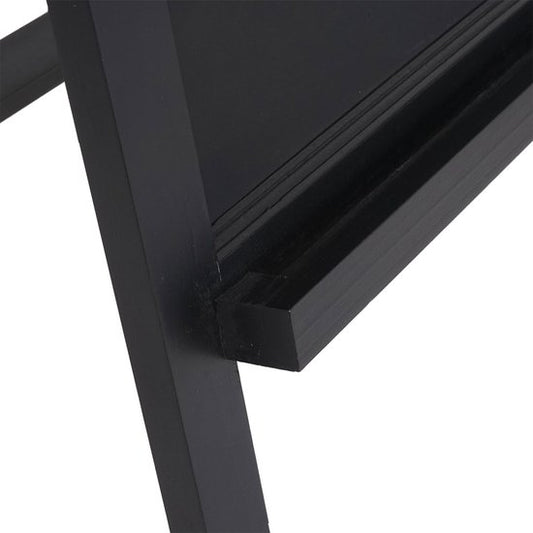 Cosmo Casa Reclamebord - Staand Krijtbord - Klantenstopper - Decoratief Bord - Geschilderd - 66X39X33cm - Zwart