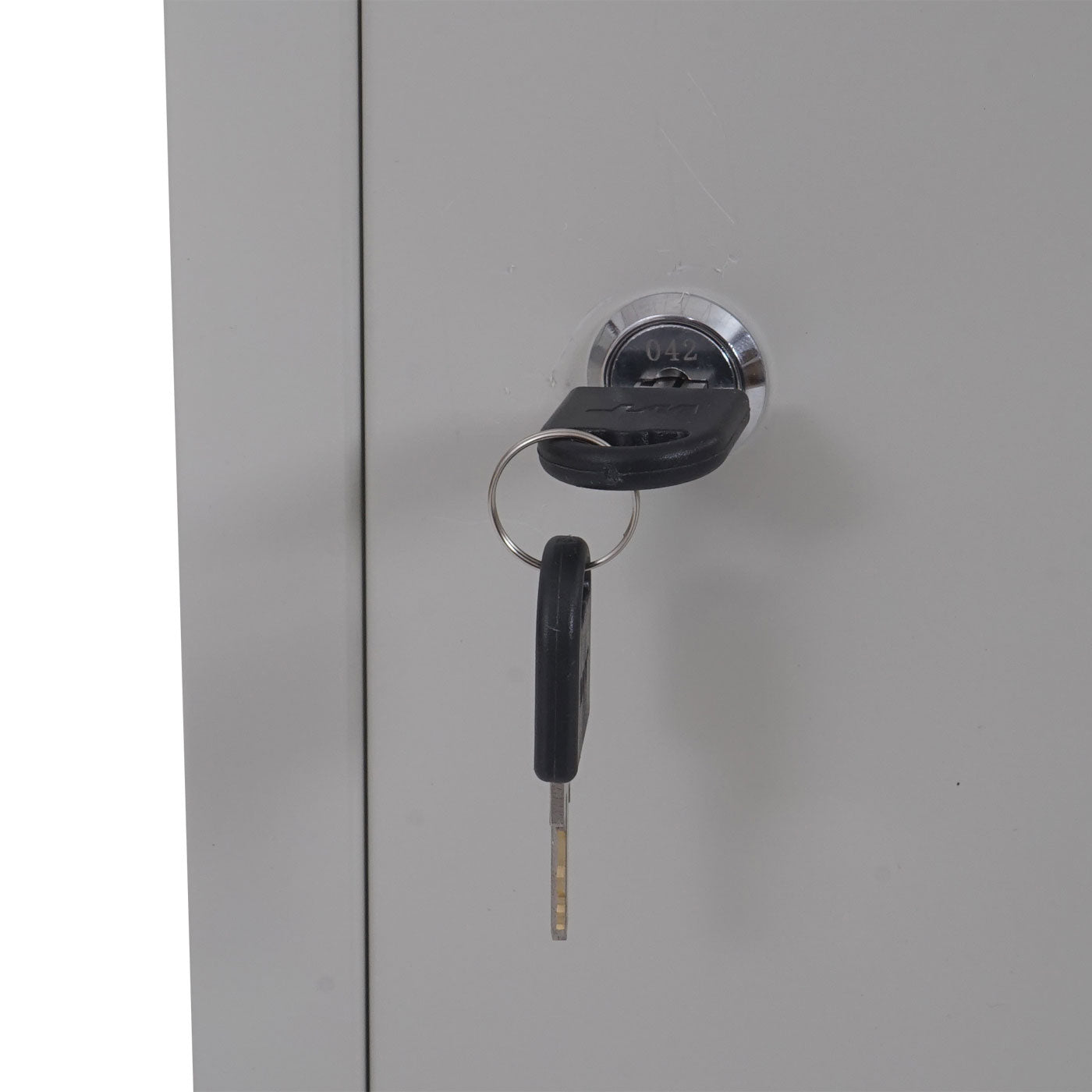 Cosmo Casa - Lockerkast - Kluis - Metaal - Grijs - 185×38×45 cm