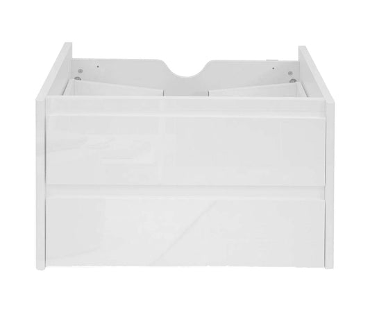 Cosmo Casa - Wastafelonderkast - Soft-close - Hoogglans - Wit - 50×60 cm