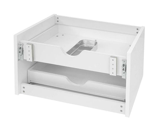 Cosmo Casa - Wastafelonderkast - Soft-close - Hoogglans - Wit - 50×60 cm