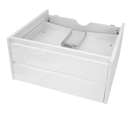 Cosmo Casa - Spoelbakonderkast - Soft-close - Hoogglans - Wit - 50×80 cm