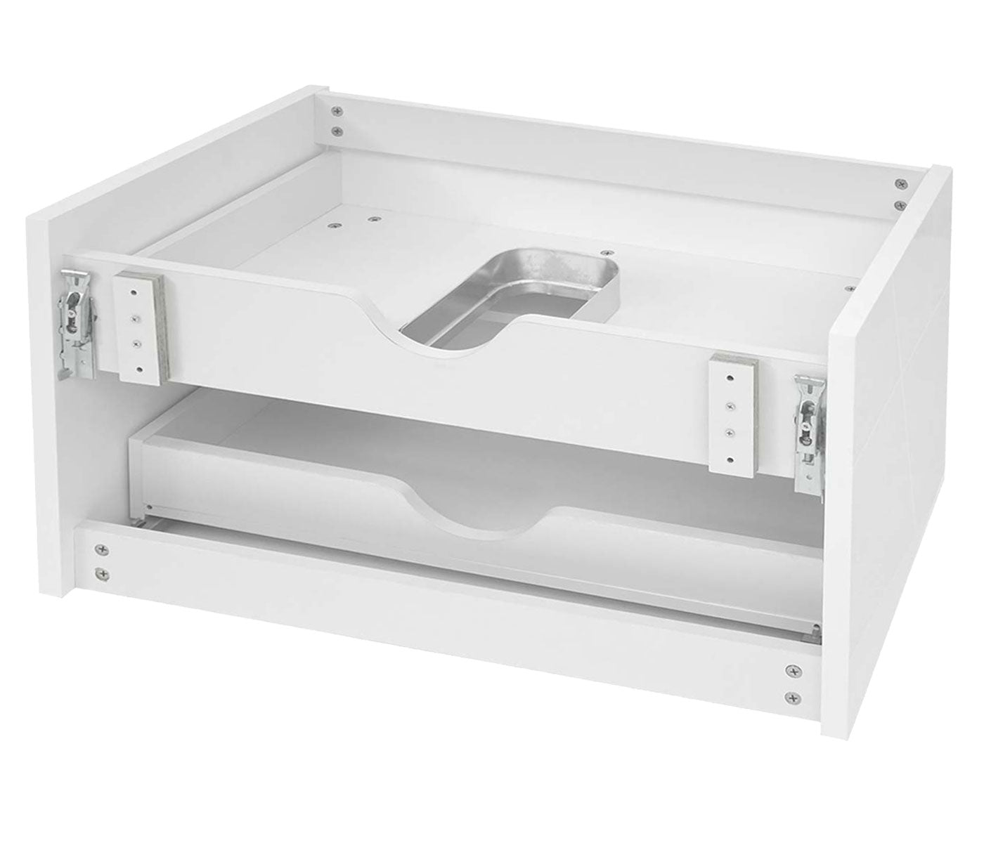 Cosmo Casa - Spoelbakonderkast - Soft-close - Hoogglans - Wit - 50×80 cm