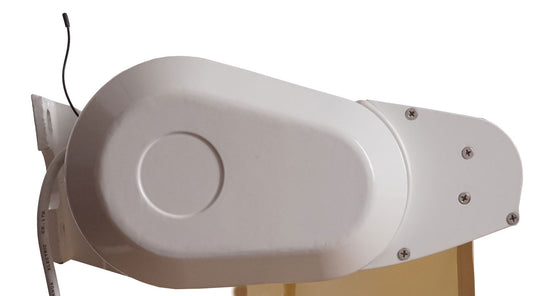 Cosmo Casa - Elektrisch Volledig Cassettescherm - Uitschuifbare Volant - Polyester - Antraciet - 5×3 m