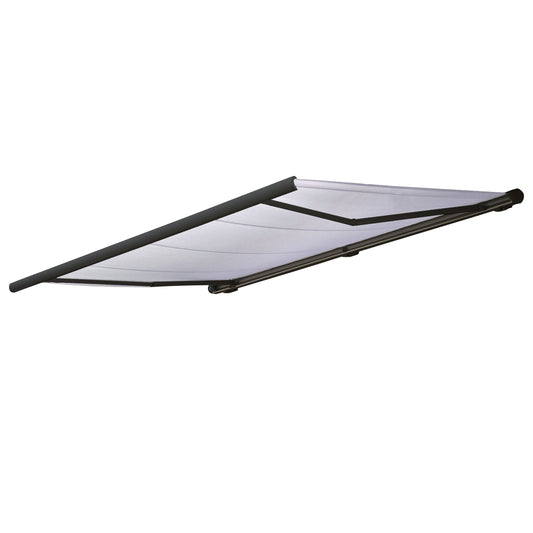 Cosmo Casa - Elektrisch Cassettescherm - Volledige Cassette 4,5×3 m - Acryl - Crème - Frame Antraciet