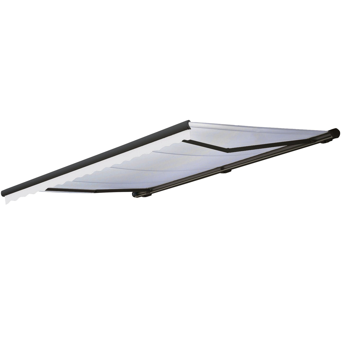 Cosmo Casa - Elektrisch Cassettescherm - Volledige Cassette met Volant 4,5×3 m - Acryl - Crème - Antraciet