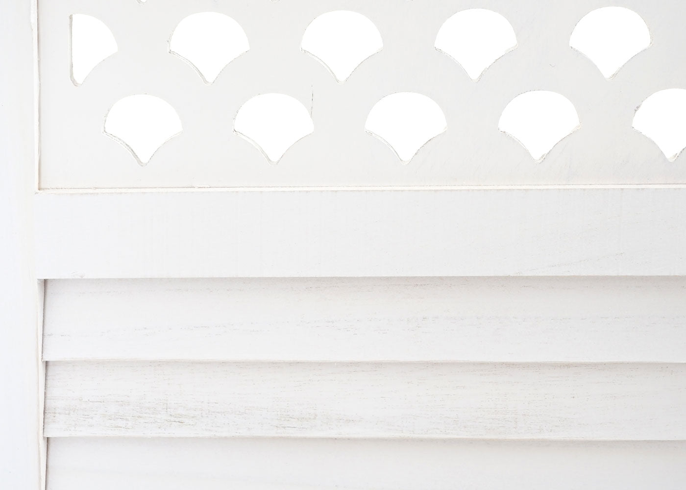 Cosmo Casa - Paravent - Ornament - Metaal - Wit - 170×245 cm