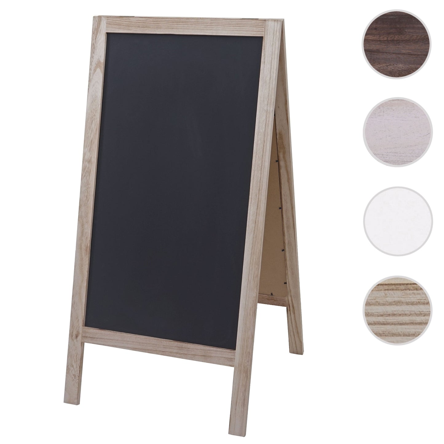 Cosmo Casa - Reclamebord - Krijtbord - Metaal & Hout - Naturel - 100×50 cm