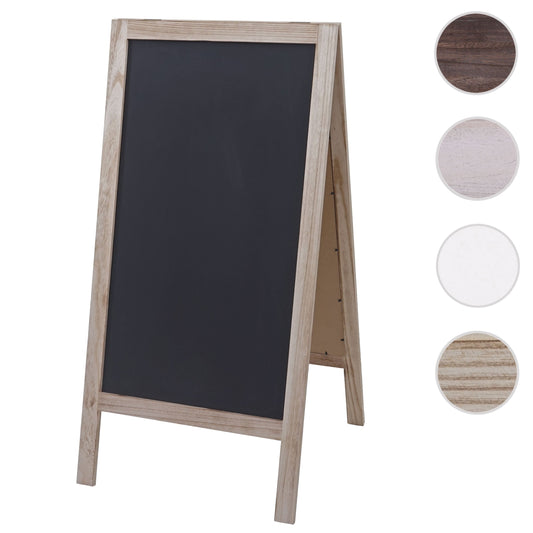 Cosmo Casa - Reclamebord - Krijtbord - Metaal & Hout - Naturel - 100×50 cm