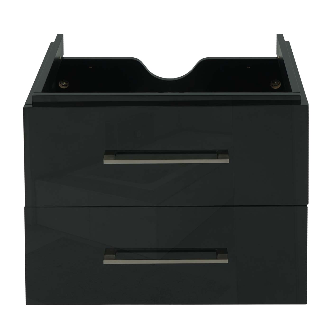 Cosmo Casa - Wastafelonderkast - Premium - Hoogglans - Zwart - 60 cm