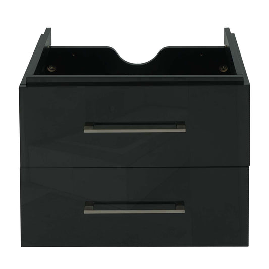 Cosmo Casa - Wastafelonderkast - Premium - Hoogglans - Zwart - 60 cm