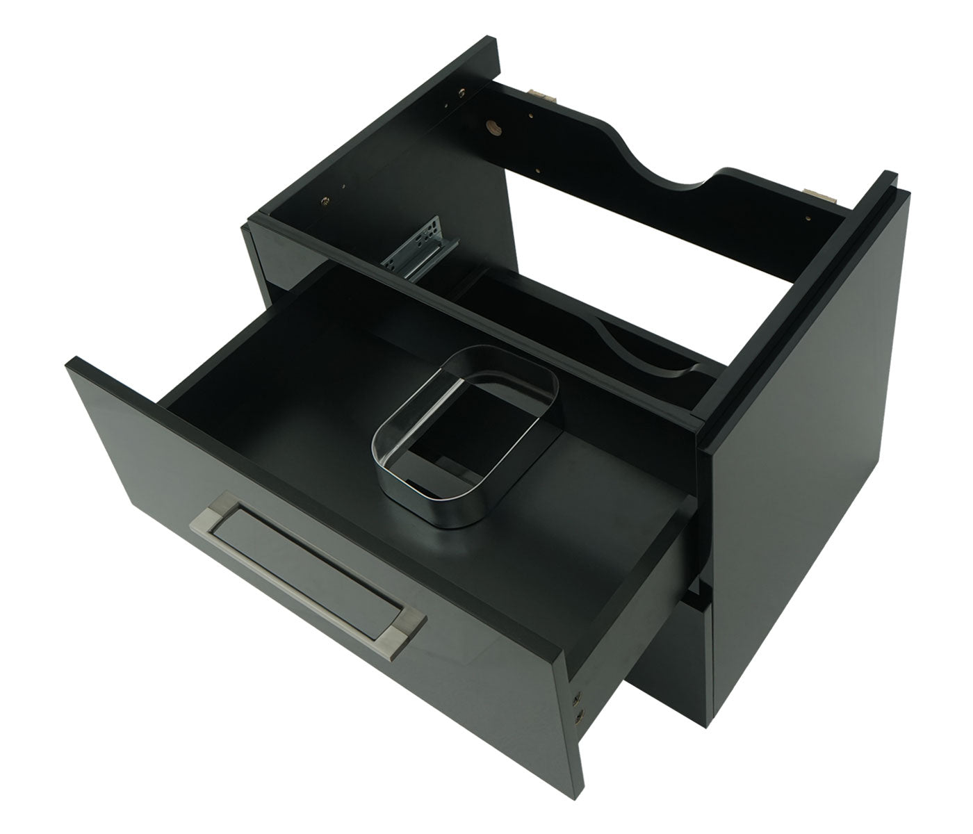 Cosmo Casa - Wastafelonderkast - Premium - Hoogglans - Zwart - 60 cm